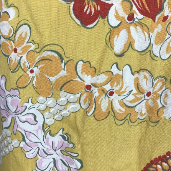 Patagonia Pataloha Yellow Lei Hawaii Summer Dress - Picture 2 of 6